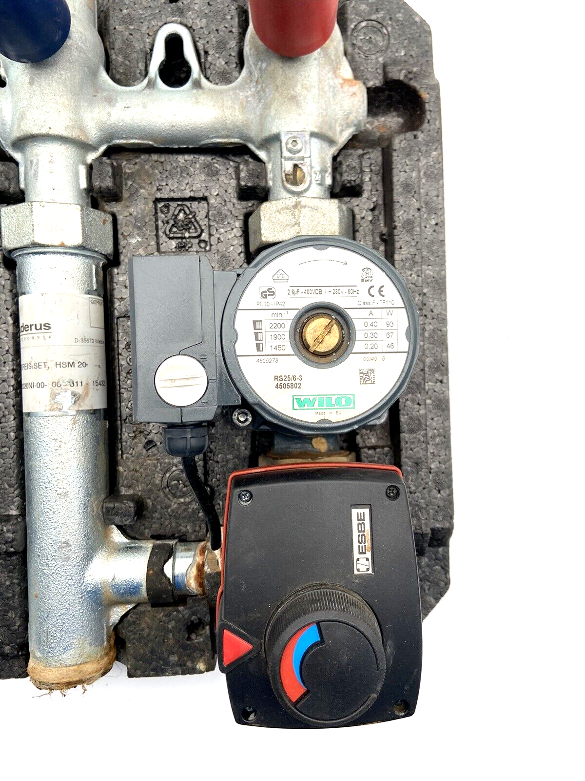 Buderus Heizkreis-Set Pumpengruppe HSM 20 Energiesparpumpe ESBE Mischer