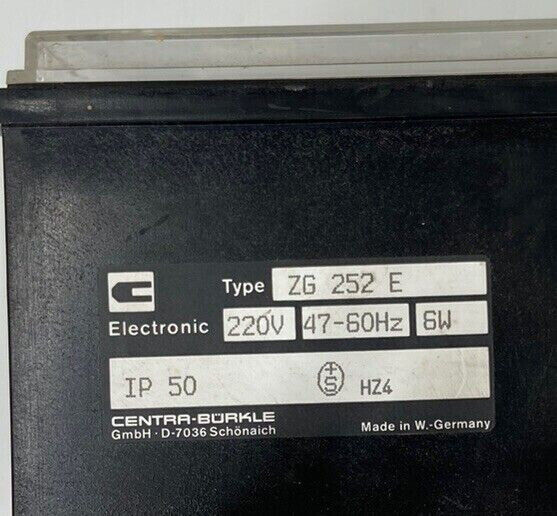 Centratherm CK-W-E - ZG 252 E / ZG252E Heizungsregelung Regelung