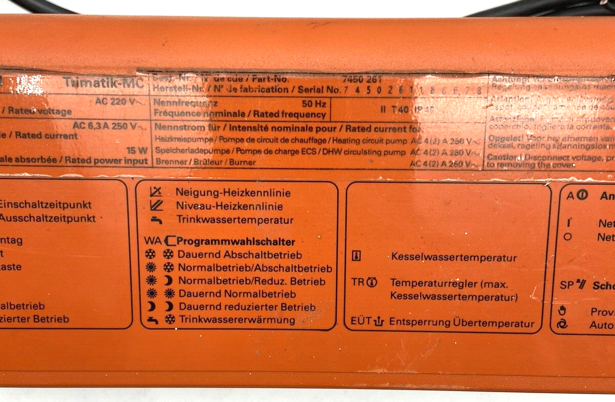 Viessmann Trimatik MC 7450261 Heizungsregelung Steuerung / 1 Jahr Garantie