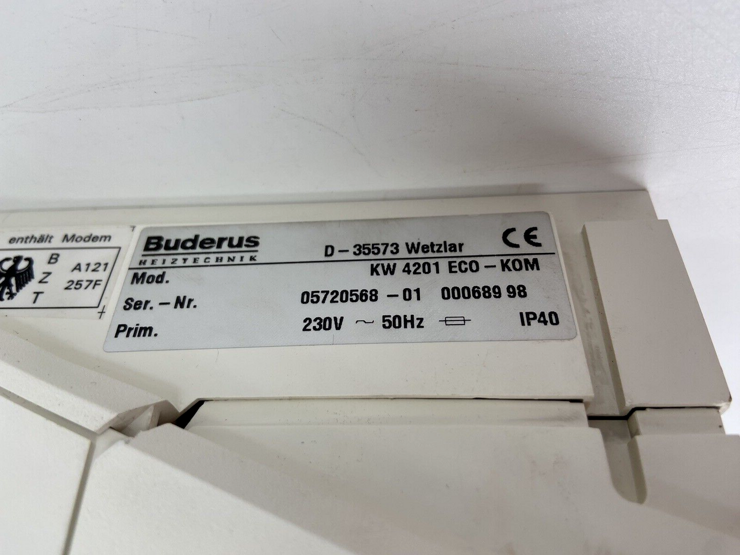 Buderus KW 4201 ECO - KOM 05720568