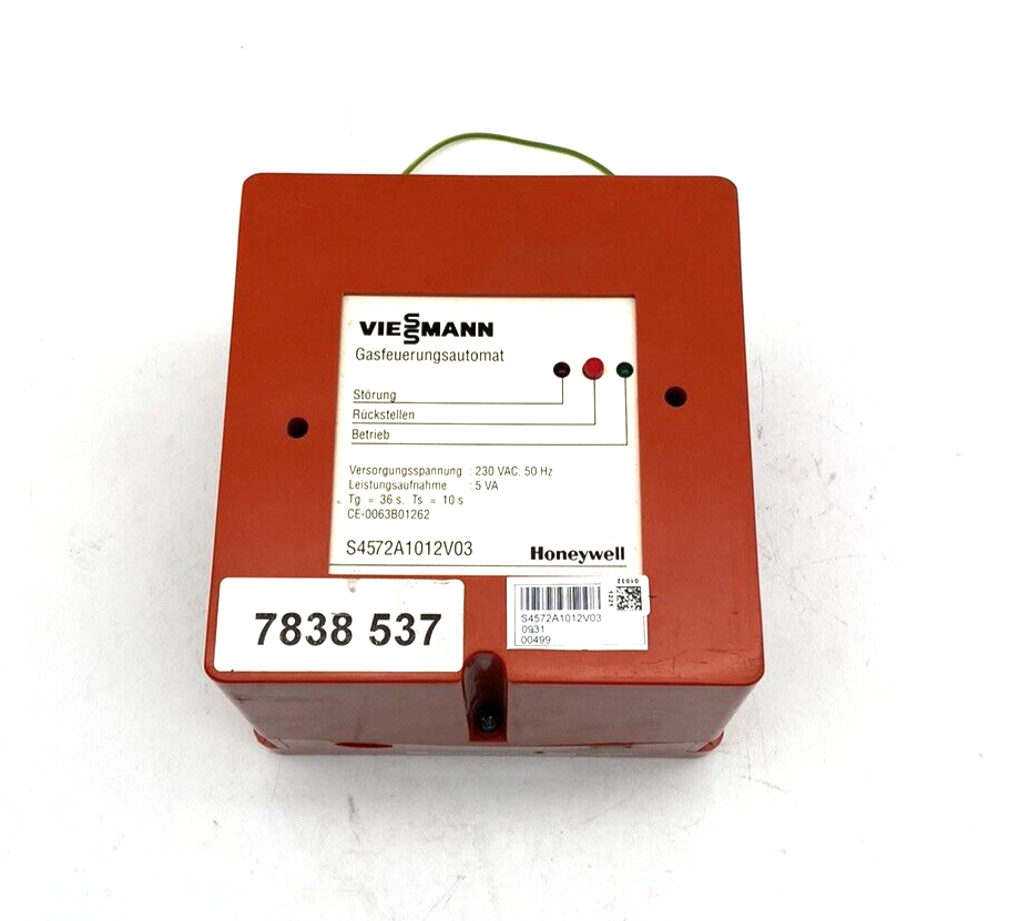 Viessmann 7838537 S4572A 1012V03 Gasfeuerungsautomat / 1 Jahr Garantie