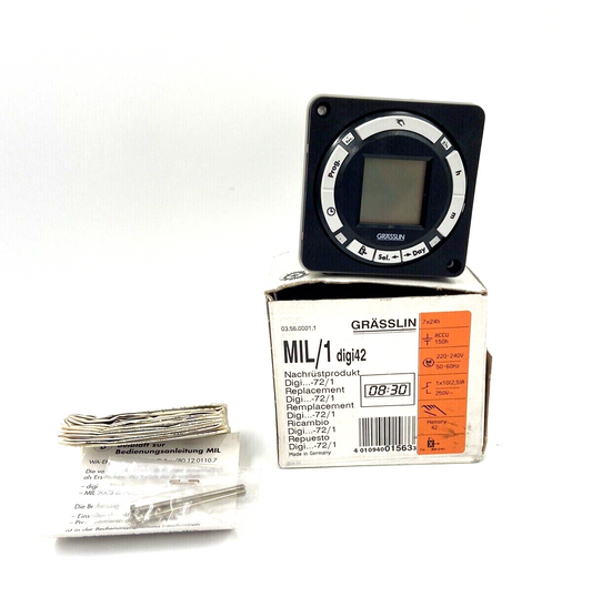GRÄSSLIN MIL/1 digi42 (03.56.0003.1) DIGITALE ZEITSCHALTUHR 220-240 V