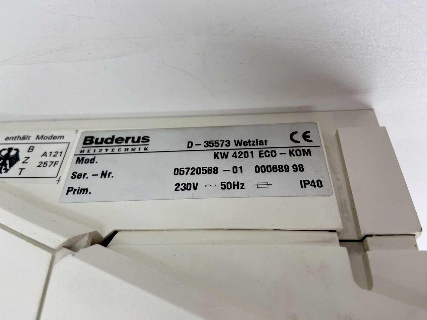 Buderus KW 4201 ECO - KOM 05720568