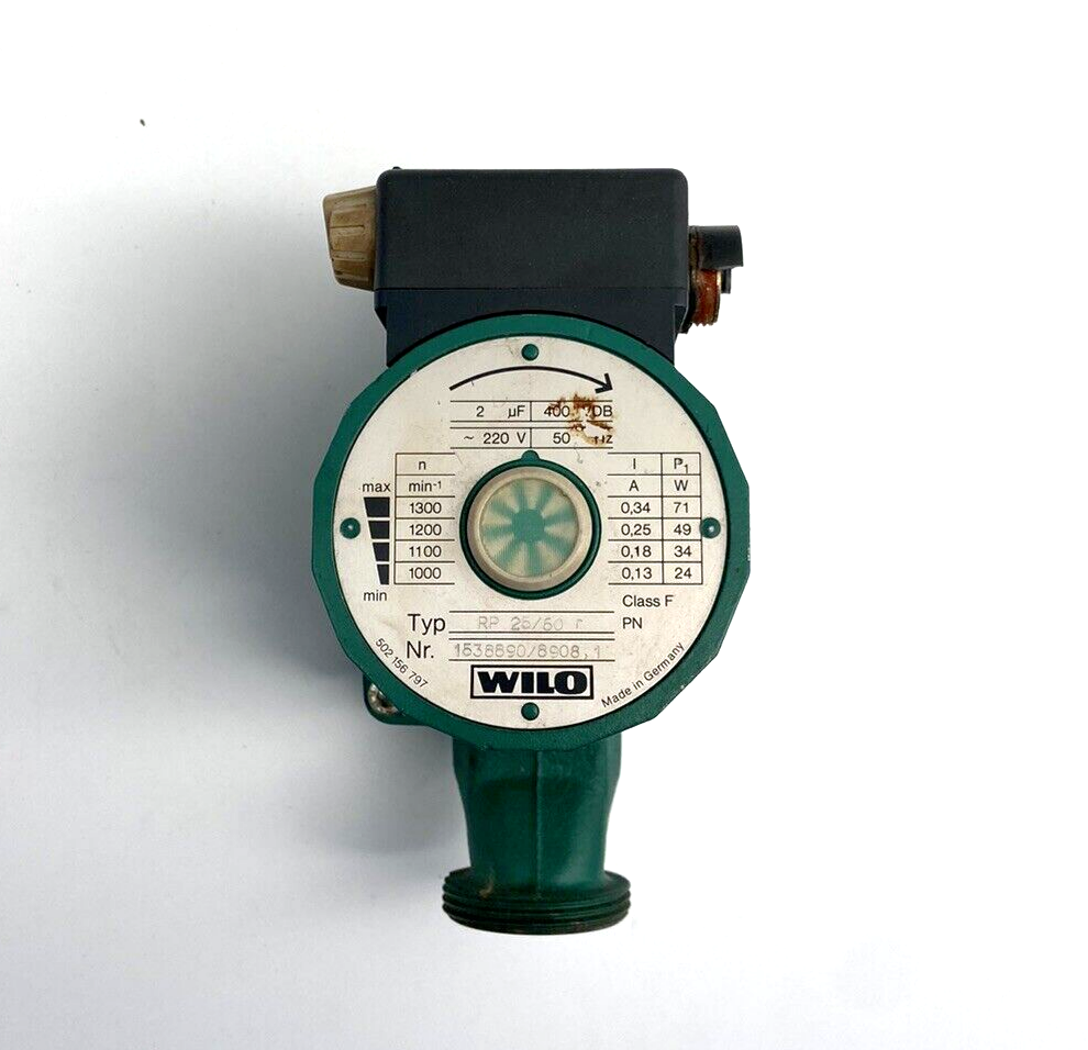 Wilo RS 25 / 60 R Heizungspumpe 220 Volt Umwälzpumpe 180 mm gebraucht