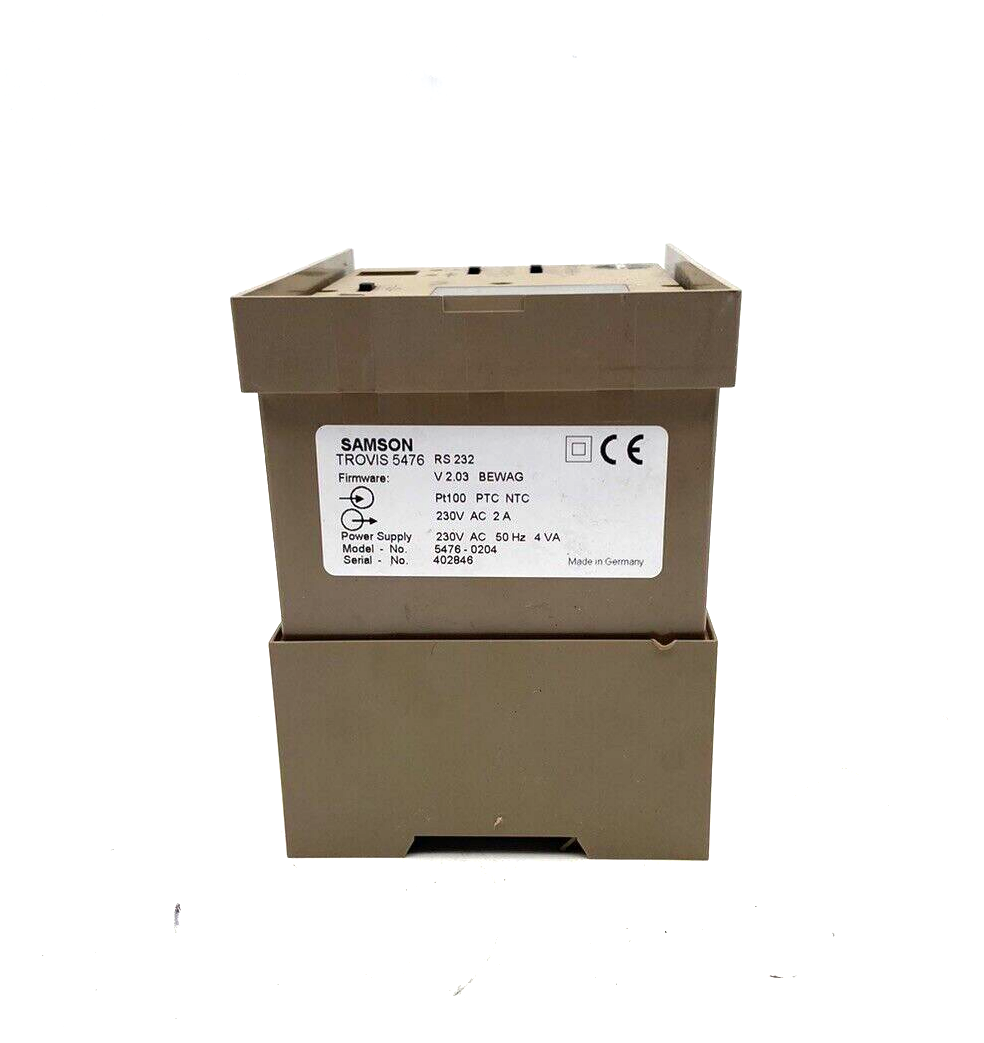SAMSON TROVIS 5476 RS232 Heizungsregler Fernheizungsregler Regelung 230V