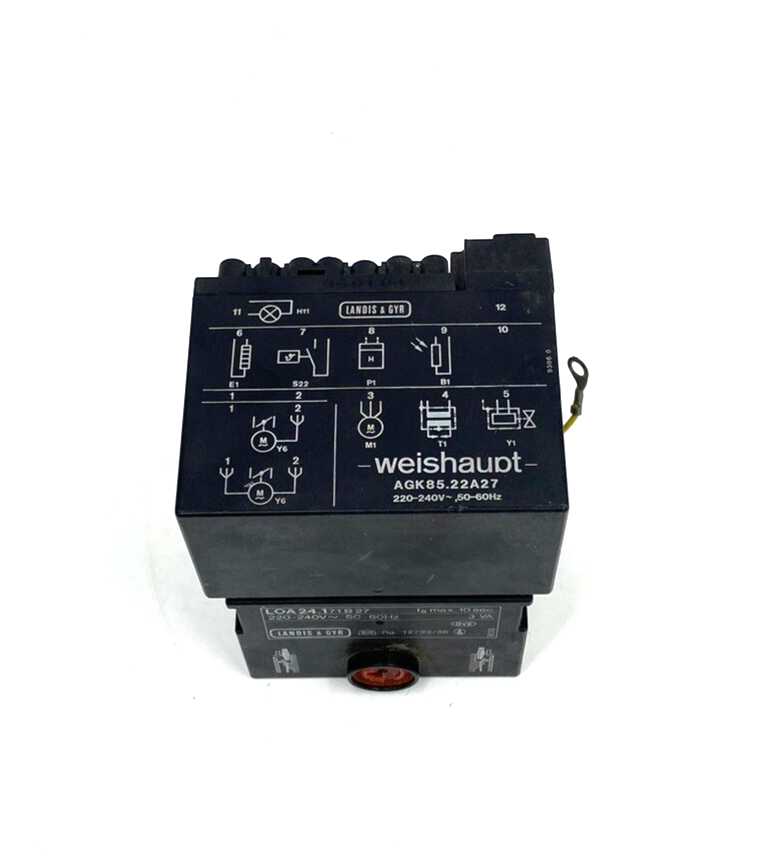 Weishaupt Anschlusskonsole Feuerungsautomat LOA24.171B27 Landis&Gyr AGK85.22 A27