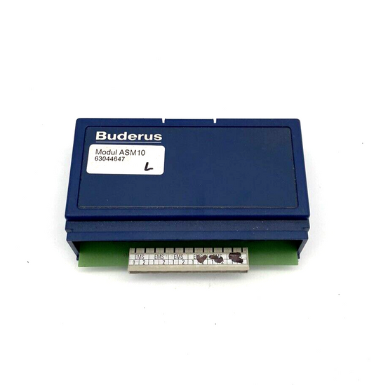 Buderus Modul ASM10