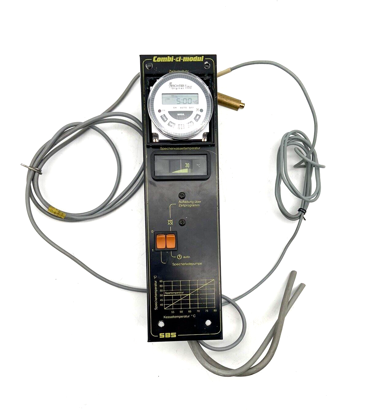 Regelung SBS Combi cl Modul SBS Thermometer Kesselschaltfeld Schaltfeld
