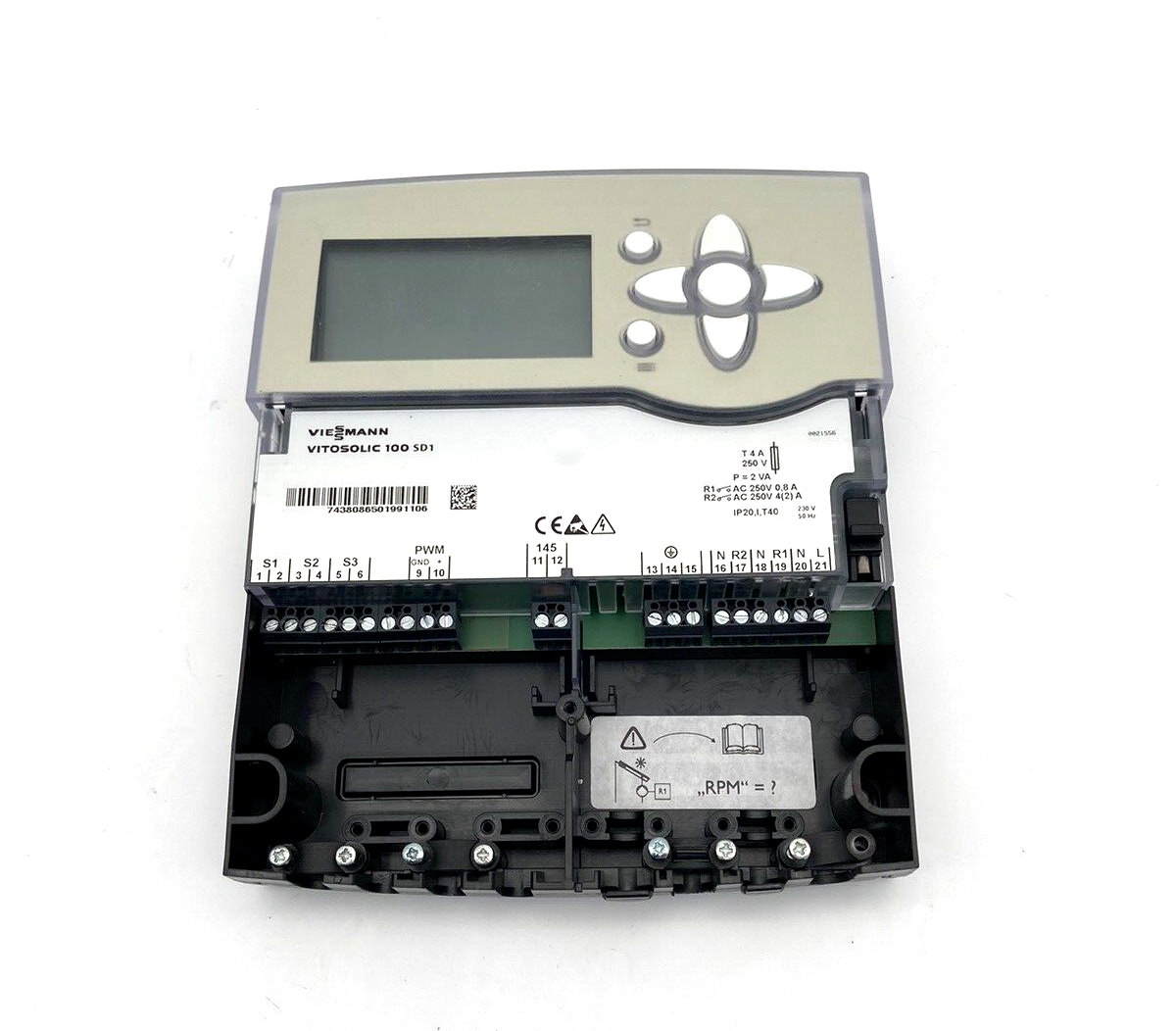 Viessmann Solarregler Regelung Solar Steuerung Solar Vitosolic 100 SD1 7438086