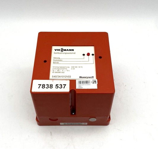 Viessmann 7838537 S4572A 1012V03 Gasfeuerungsautomat / 1 Jahr Garantie