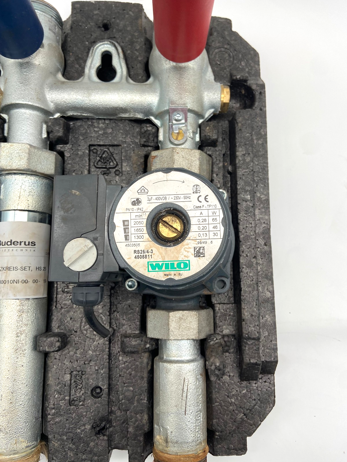 Buderus Heizkreis - Set HS 25 mit WILO Pumpe RS25/4-3 / 4505811