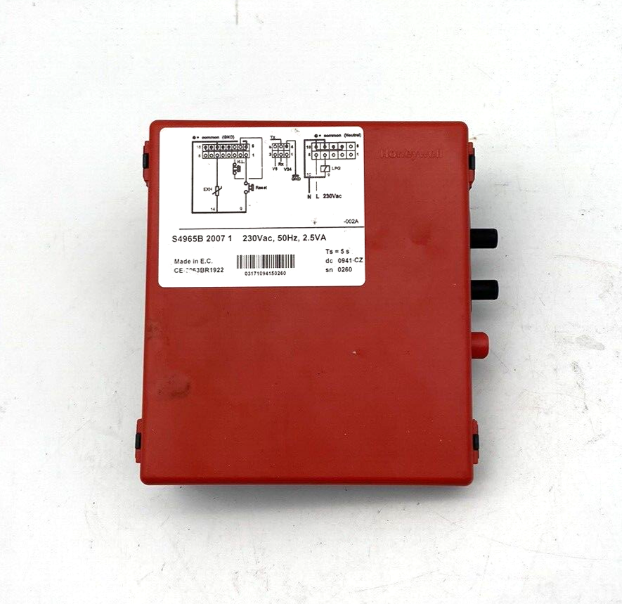 Gasrelais Feuerungsautomat HONEYWELL S4965B 2007 1
