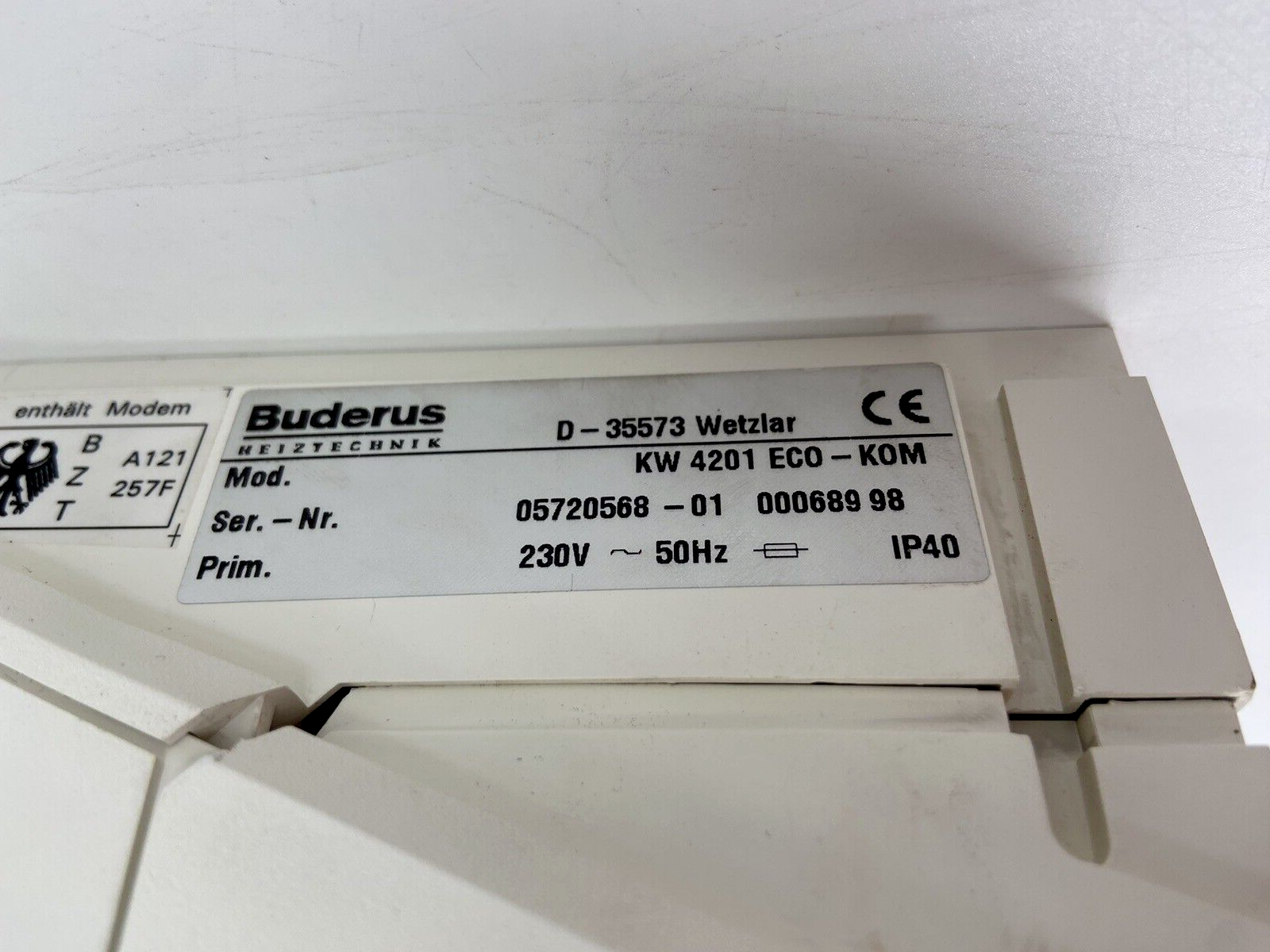 Buderus KW 4201 ECO - KOM  05720568