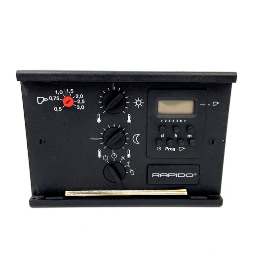 Rapido Rapidomatic S2 Steuerung Regelung S 2 + Anleitung