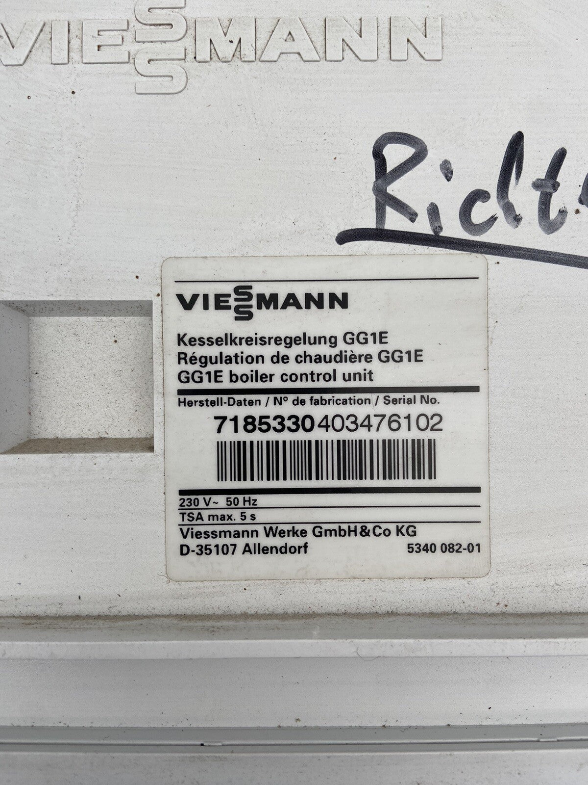 Viessmann Kesselkreisregelung GG1E 7185330 Regelung , Steuerungsplatine